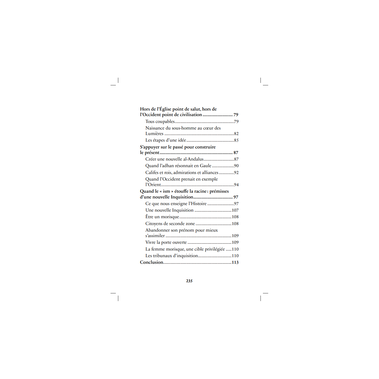 La place de l'Islam en France (version intégrale) - Thomas Sibille - Editions Héritage