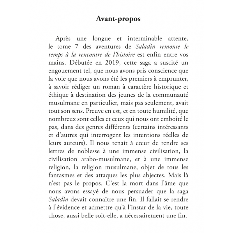 Saladin - Tome VII - Oryms