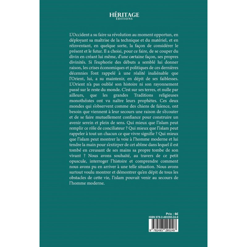 L'islam au secours de l'homme moderne : tome n°1 - Thomas Sibille - éditions Héritage