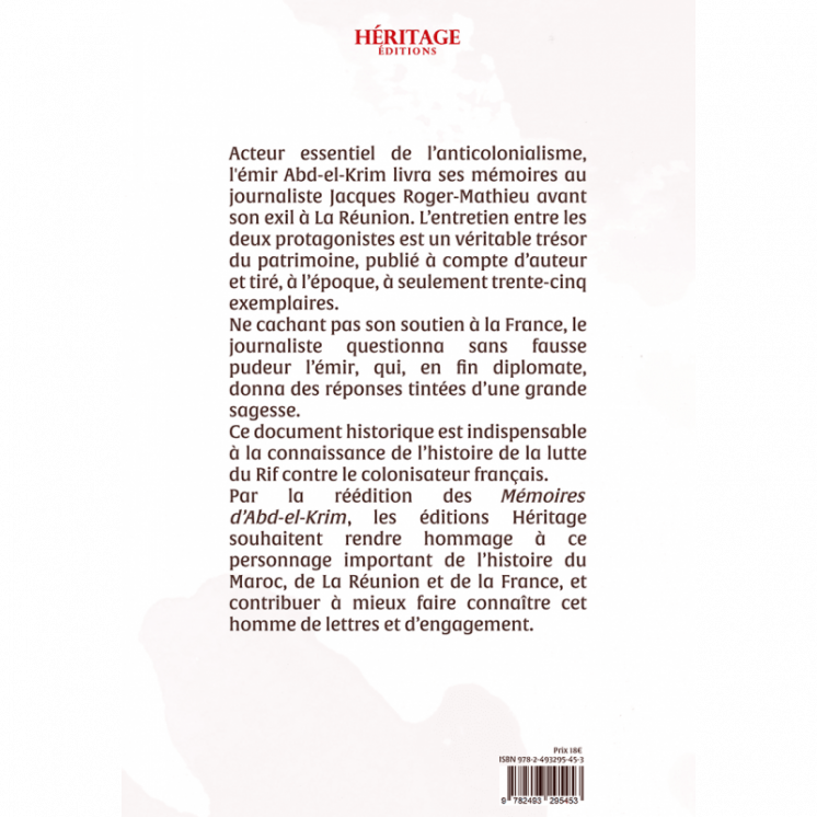 Mémoires d'Abd-el-Krim Khattabi - Héritage