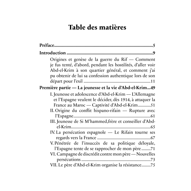 Mémoires d'Abd-el-Krim Khattabi - Héritage
