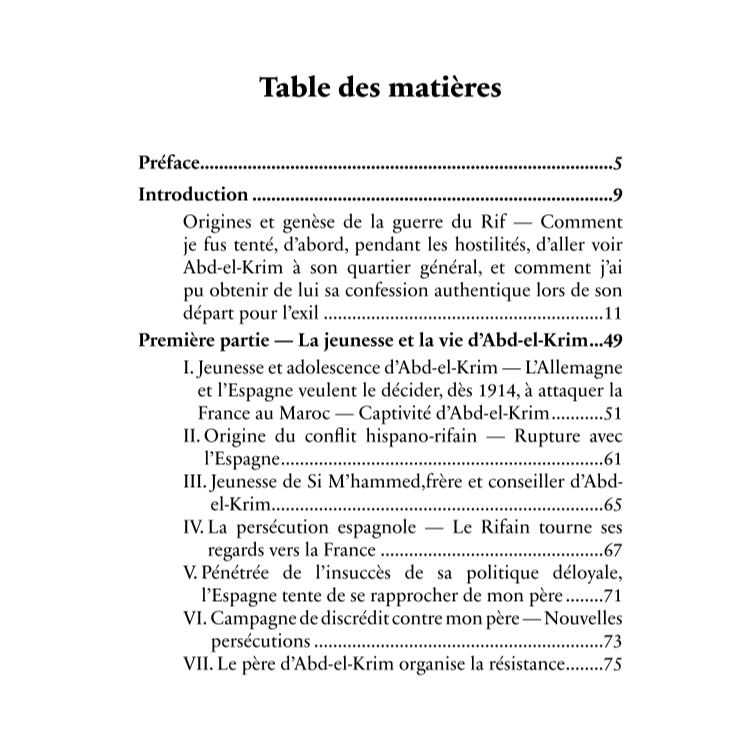Mémoires d'Abd-el-Krim Khattabi - Héritage