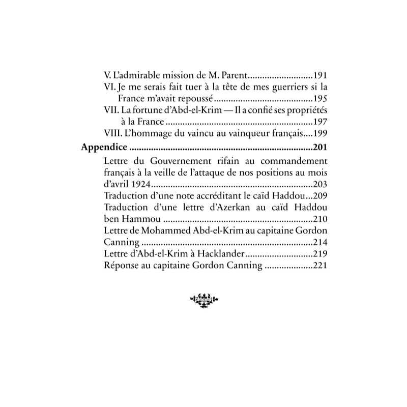 Mémoires d'Abd-el-Krim Khattabi - Héritage