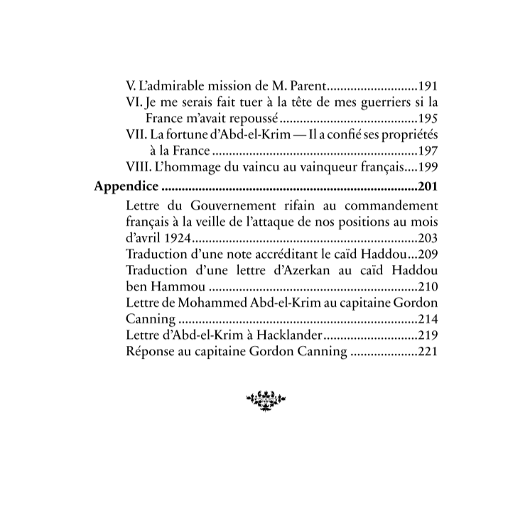 Mémoires d'Abd-el-Krim Khattabi - Héritage
