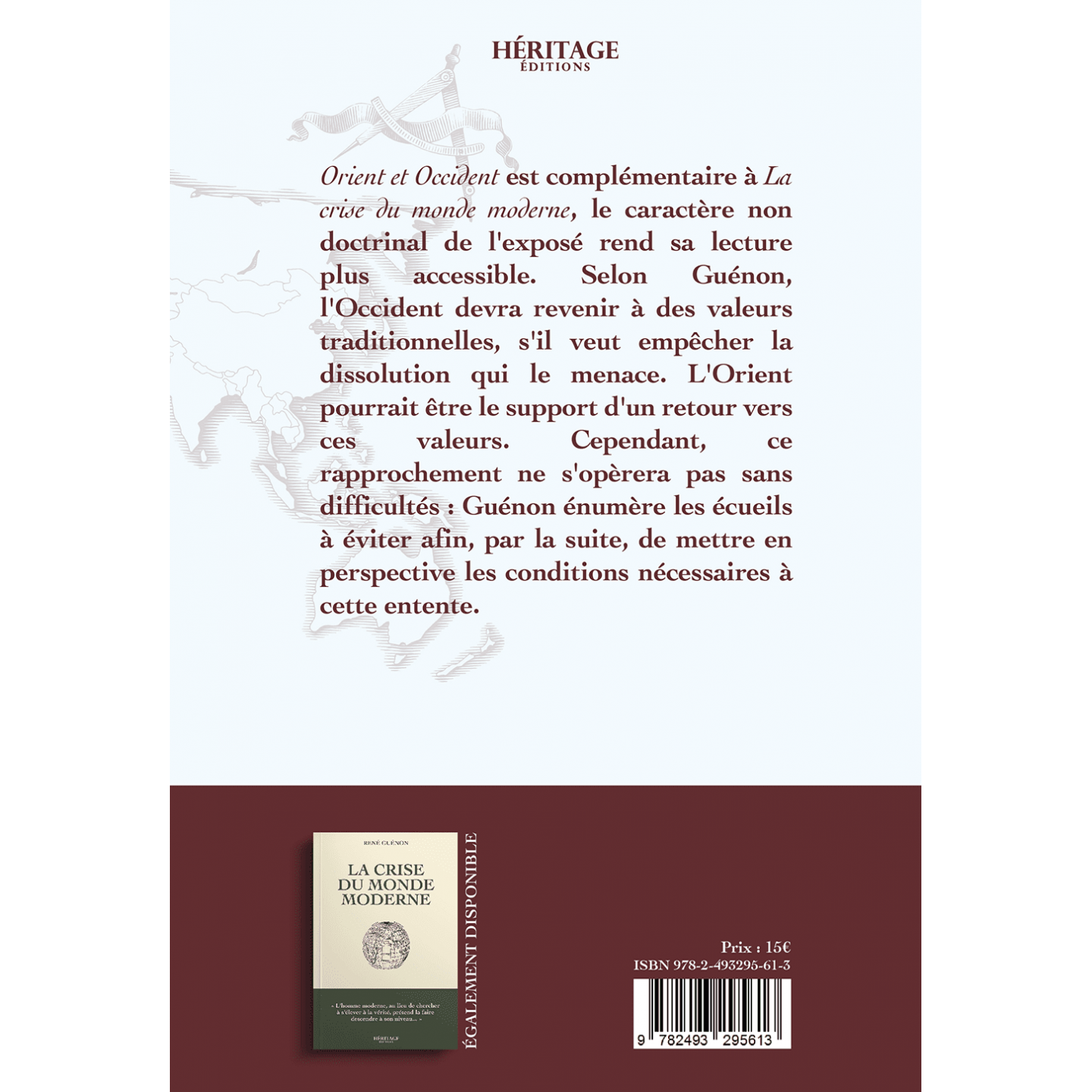 Orient et Occident - René Guénon - Héritage