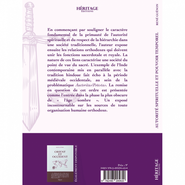 Autorité spirituelle et pouvoir temporel - René Guénon - Héritage