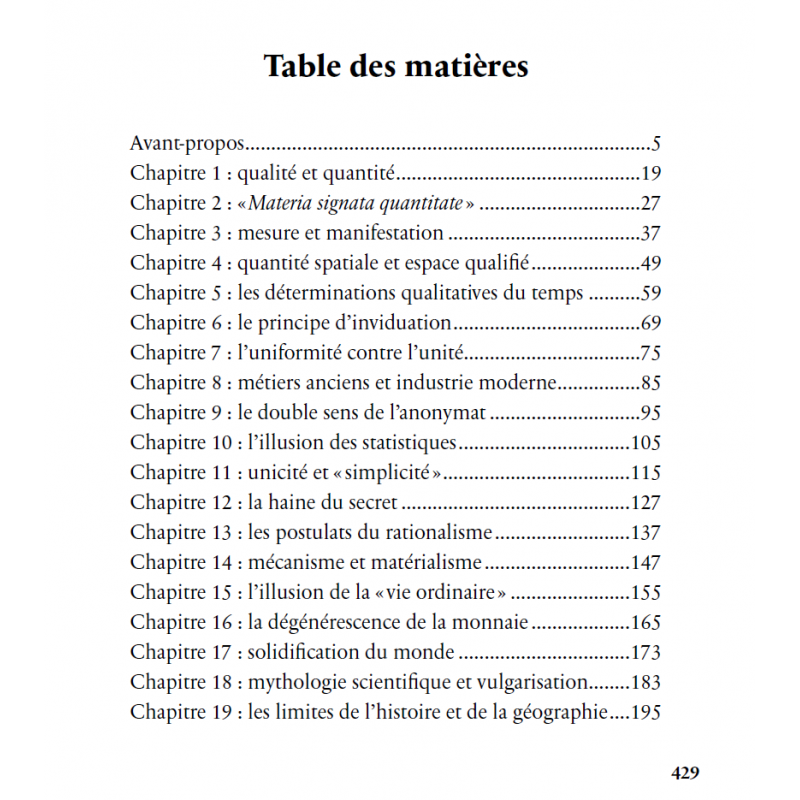 Le règne de la quantité et les signes des temps - René Guénon - Héritage