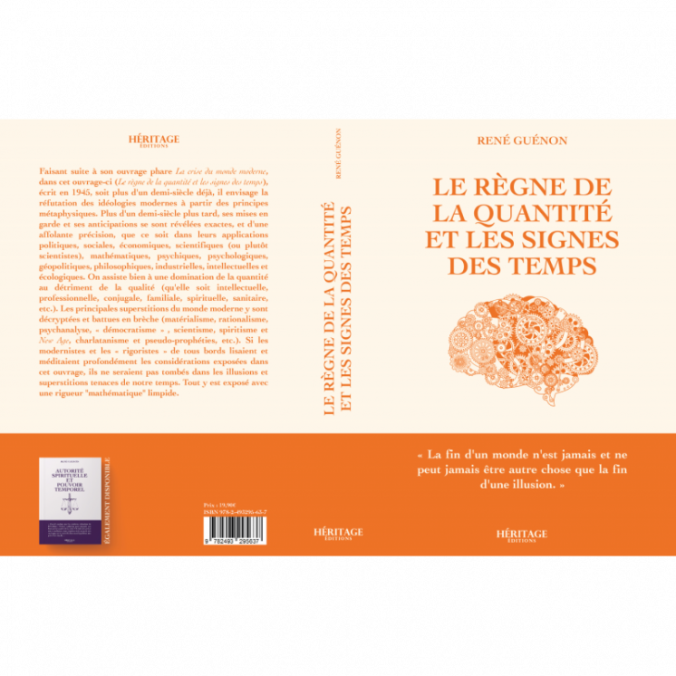 Le règne de la quantité et les signes des temps - René Guénon - Héritage