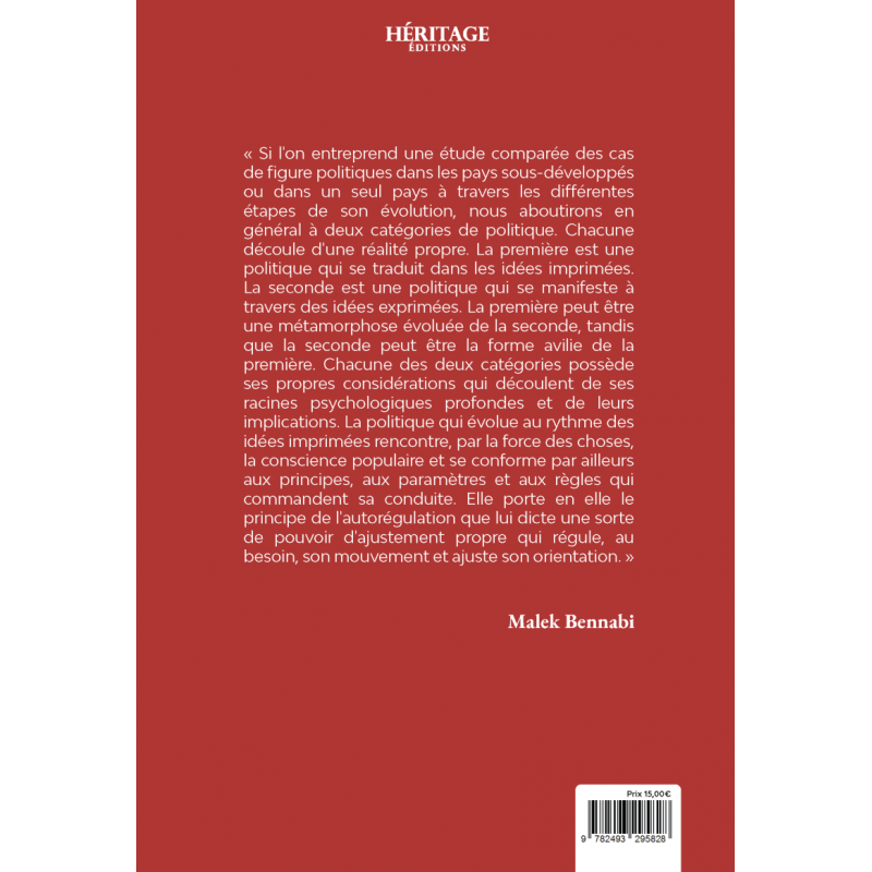 La lutte idéologique - Malek Bennabi - Héritage