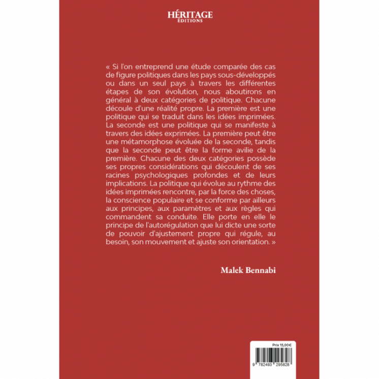 La lutte idéologique - Malek Bennabi - Héritage
