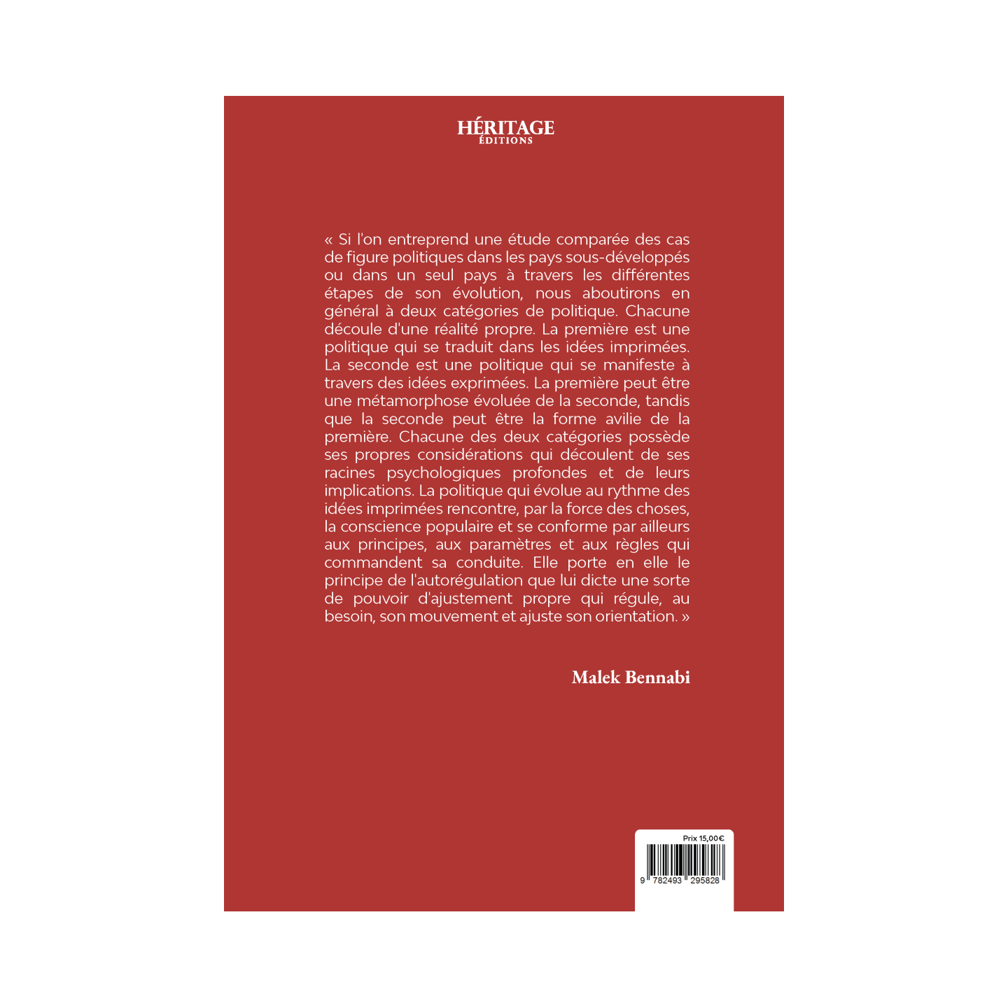 La lutte idéologique - Malek Bennabi - Héritage