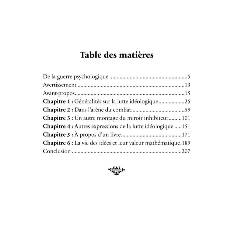 La lutte idéologique - Malek Bennabi - Héritage