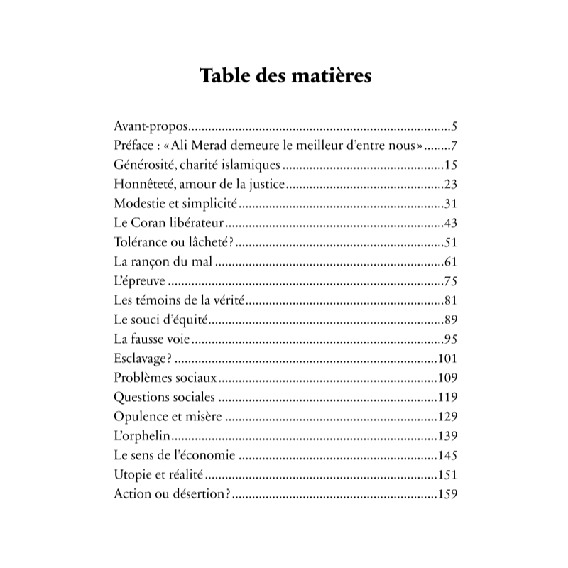À la lumière du Coran & du Hadith - Ali Merad - Héritage