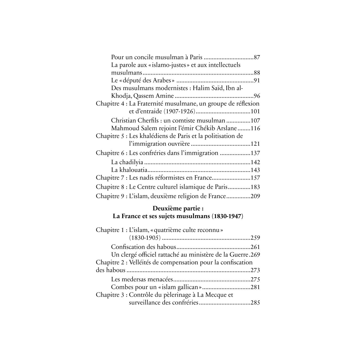 La France et ses musulmans : un siècle de politique musulmane (1895 - 2005) - Sadek Sellam - Héritage