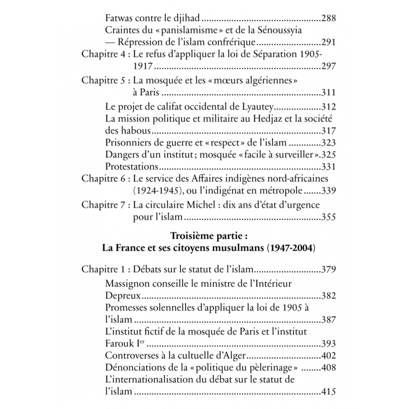 La France et ses musulmans : un siècle de politique musulmane (1895 - 2005) - Sadek Sellam - Héritage