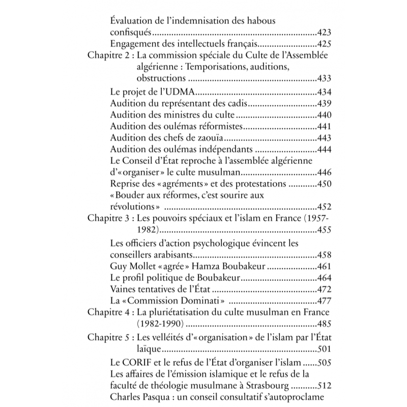 La France et ses musulmans : un siècle de politique musulmane (1895 - 2005) - Sadek Sellam - Héritage