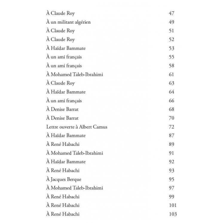 Lettres de prison (1957 - 1961) - Ahmed Taleb-Ibrahimi - Héritage