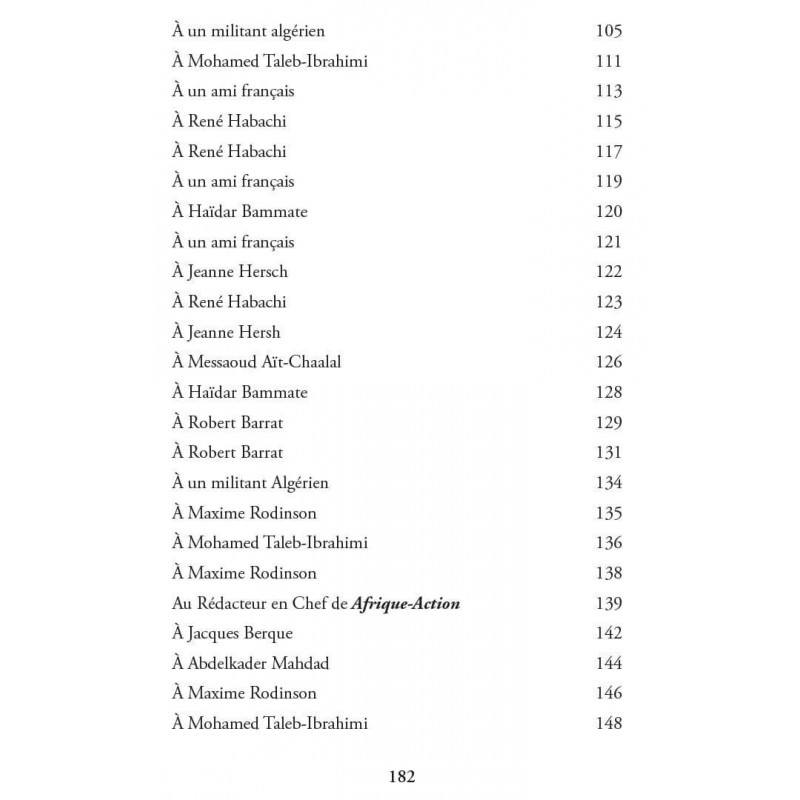 Lettres de prison (1957 - 1961) - Ahmed Taleb-Ibrahimi - Héritage
