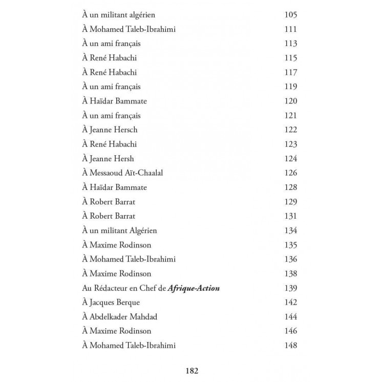 Lettres de prison (1957 - 1961) - Ahmed Taleb-Ibrahimi - Héritage