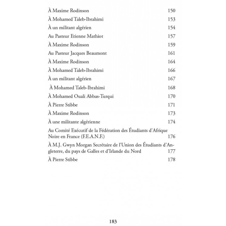 Lettres de prison (1957 - 1961) - Ahmed Taleb-Ibrahimi - Héritage