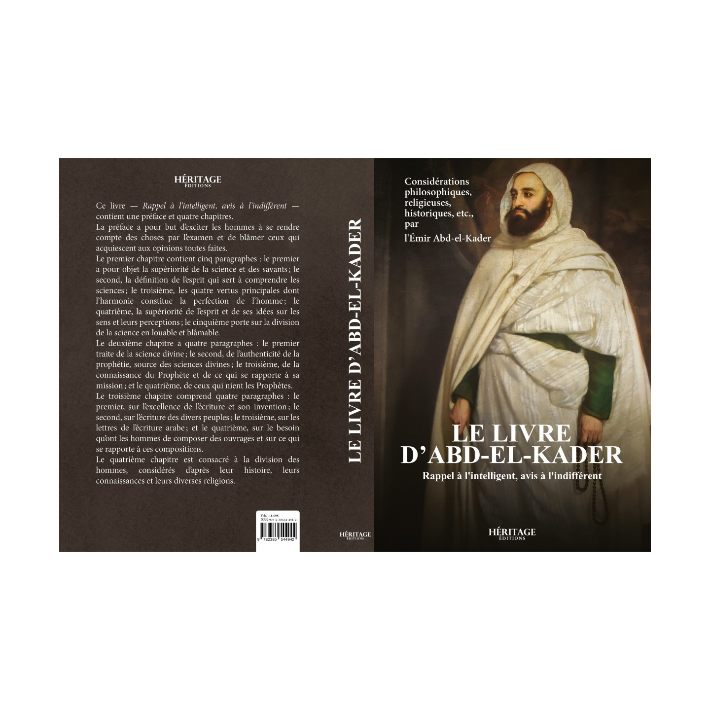 Le livre d'Abd-el-Kader : rappel à l'intelligent, avis à l'indifférent - Héritage