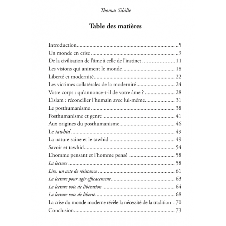 L'islam au secours de l'homme moderne : tome n°2 - Thomas Sibille - éditions Héritage