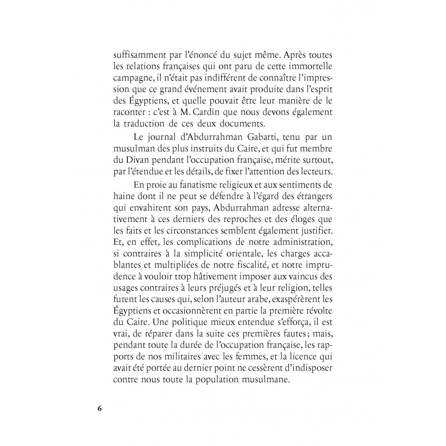 Journal d'Abdurrahman Gabarti pendant l'occupation française en Égypte - Héritage