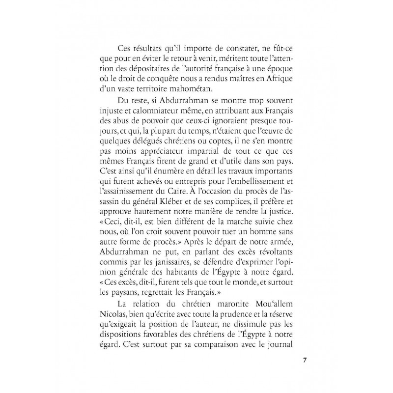 Journal d'Abdurrahman Gabarti pendant l'occupation française en Égypte - Héritage