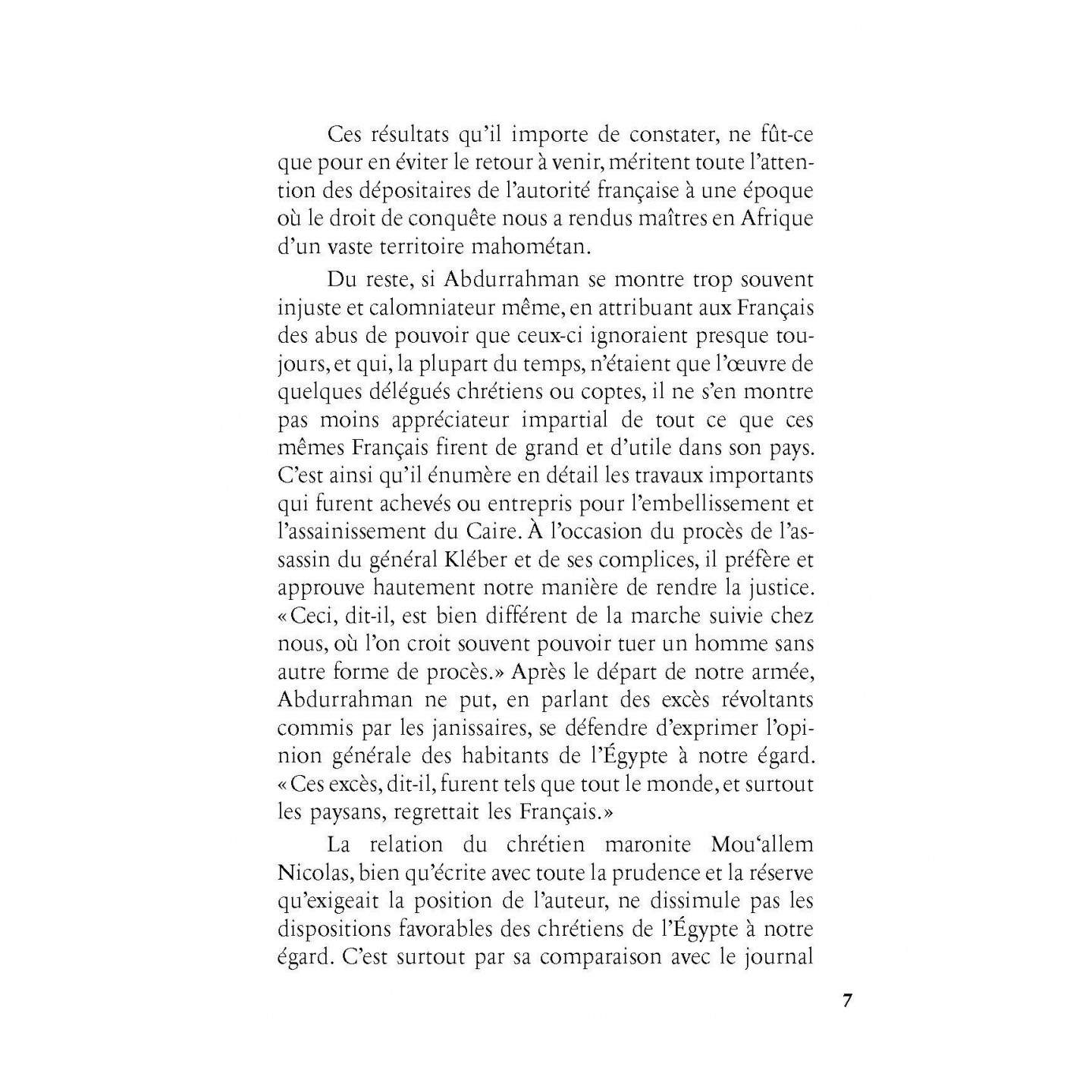 Journal d'Abdurrahman Gabarti pendant l'occupation française en Égypte - Héritage