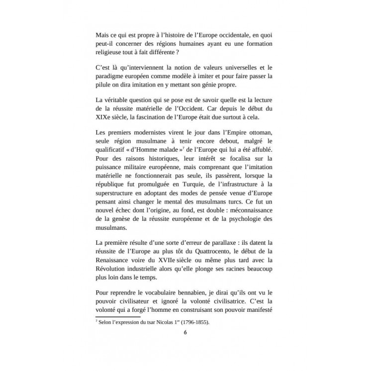 Naissance d'une société : le réseau des relations sociales - Malek Bennabi - Héritage