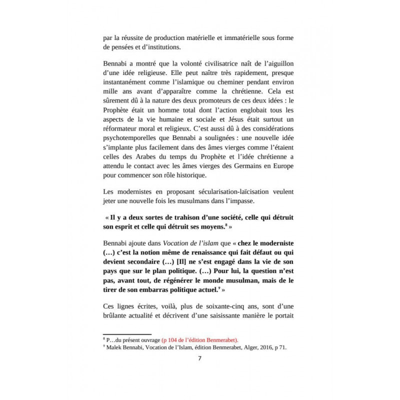 Naissance d'une société : le réseau des relations sociales - Malek Bennabi - Héritage