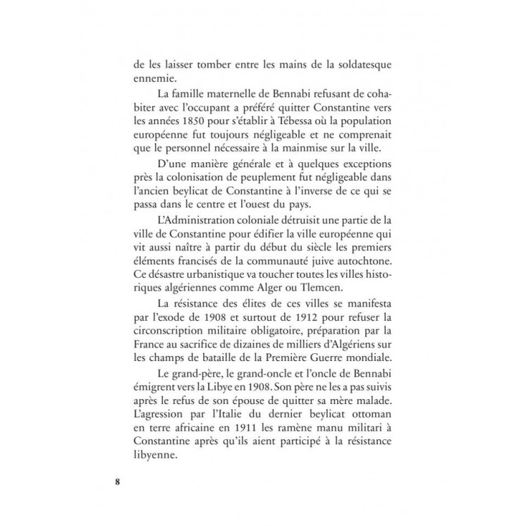 Mémoires d'un témoin du siècle : l'enfant (1905-1930) - Malek Bennabi - Héritage