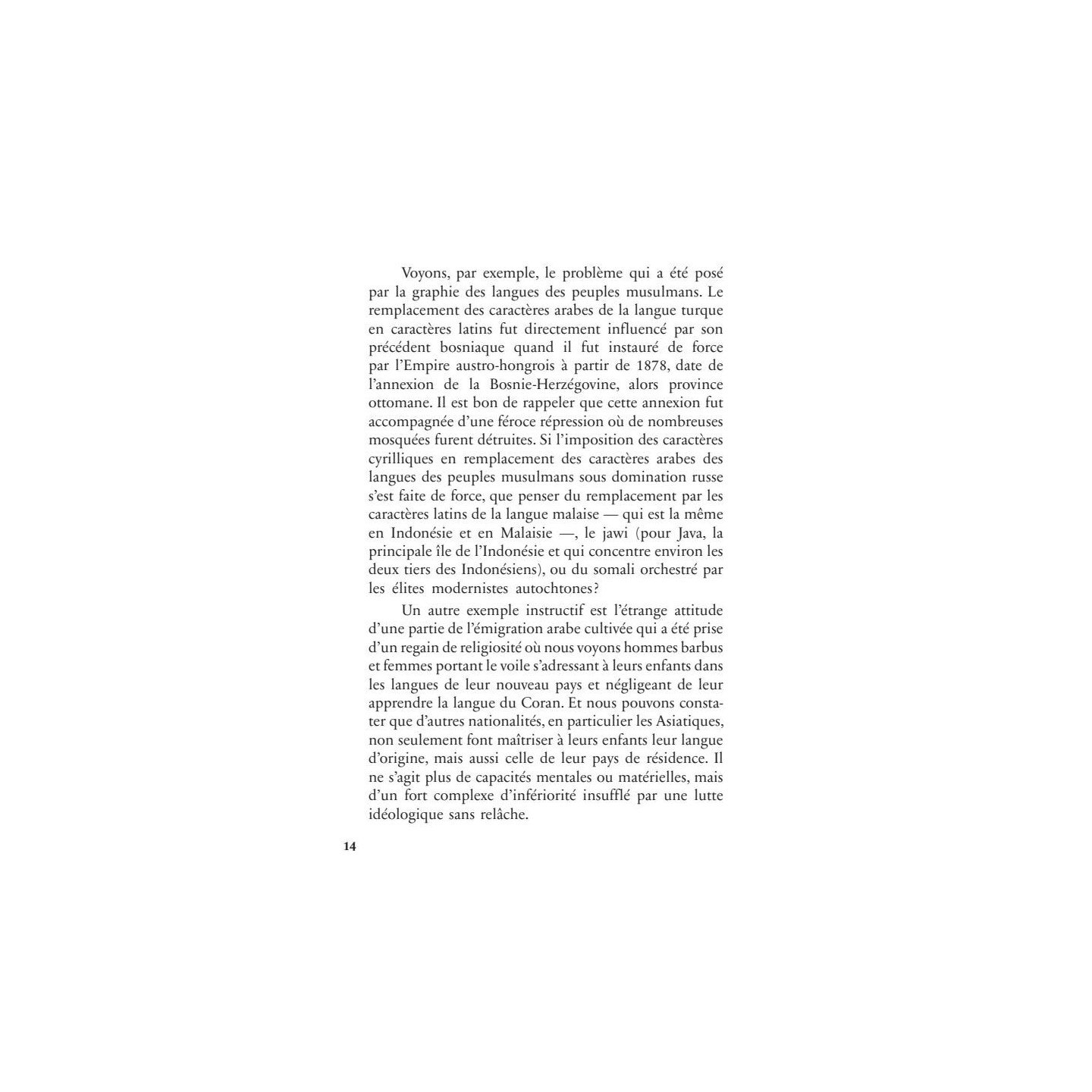Mémoires d'un témoin du siècle : l'étudiant (1930-1939) - Malek Bennabi - Héritage