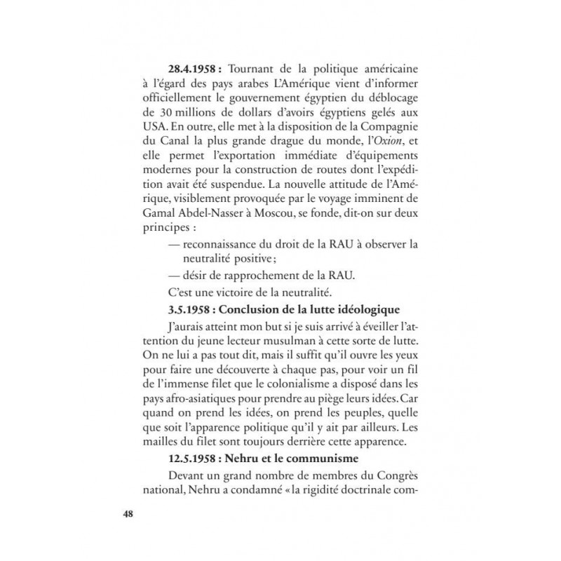 Mémoires d'un témoin du siècle : les carnets (1958-1973) - Malek Bennabi - Héritage