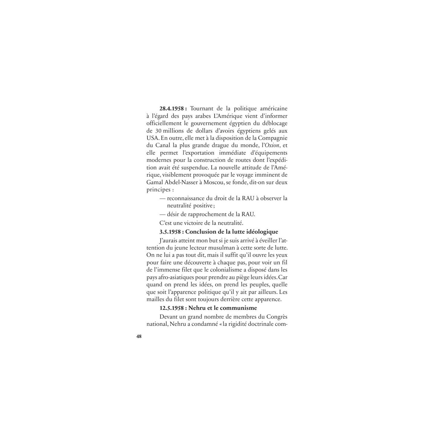 Mémoires d'un témoin du siècle : les carnets (1958-1973) - Malek Bennabi - Héritage