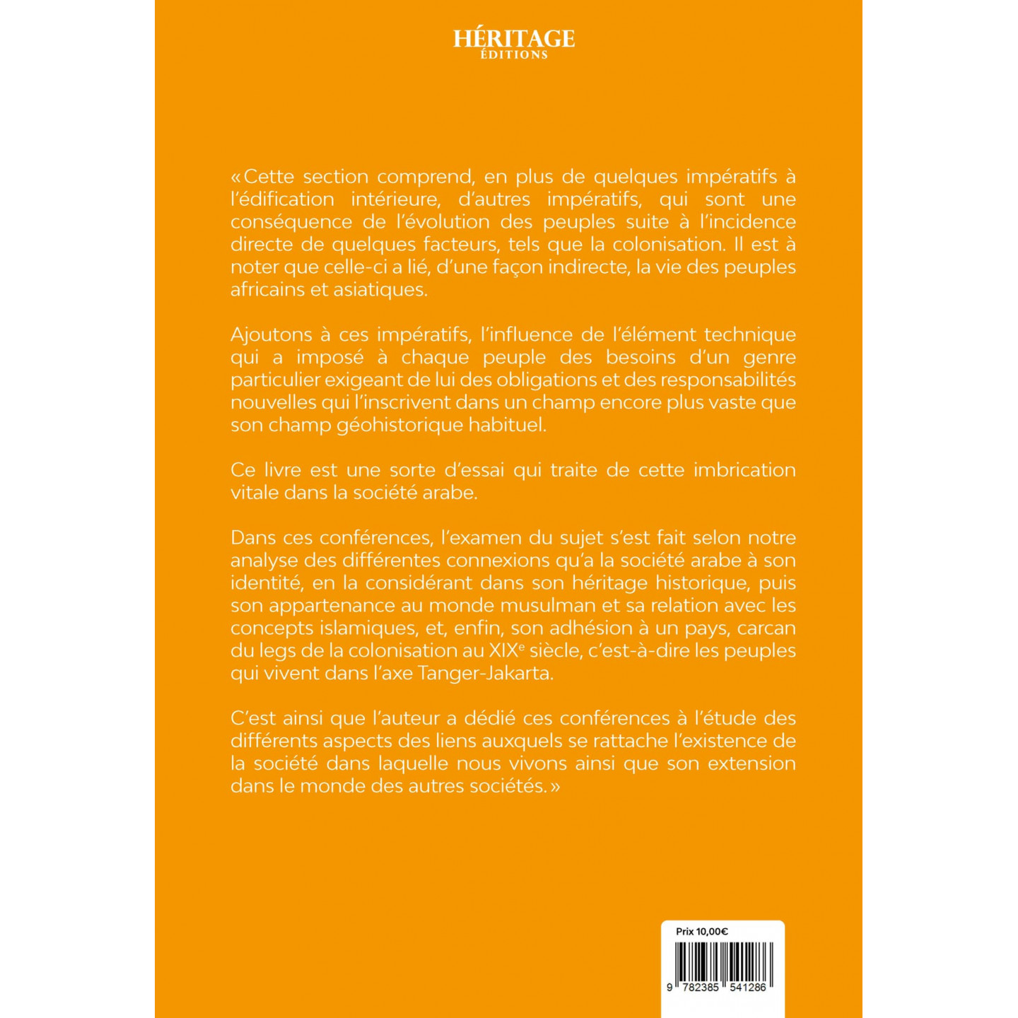 Méditations - Malek Bennabi - Héritage