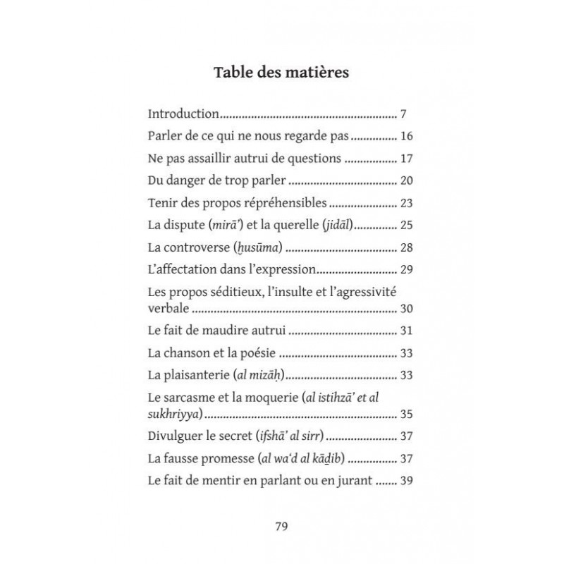 Les péchés de la langue en Islam : la ruine ou la fortune - Lyess Chacal