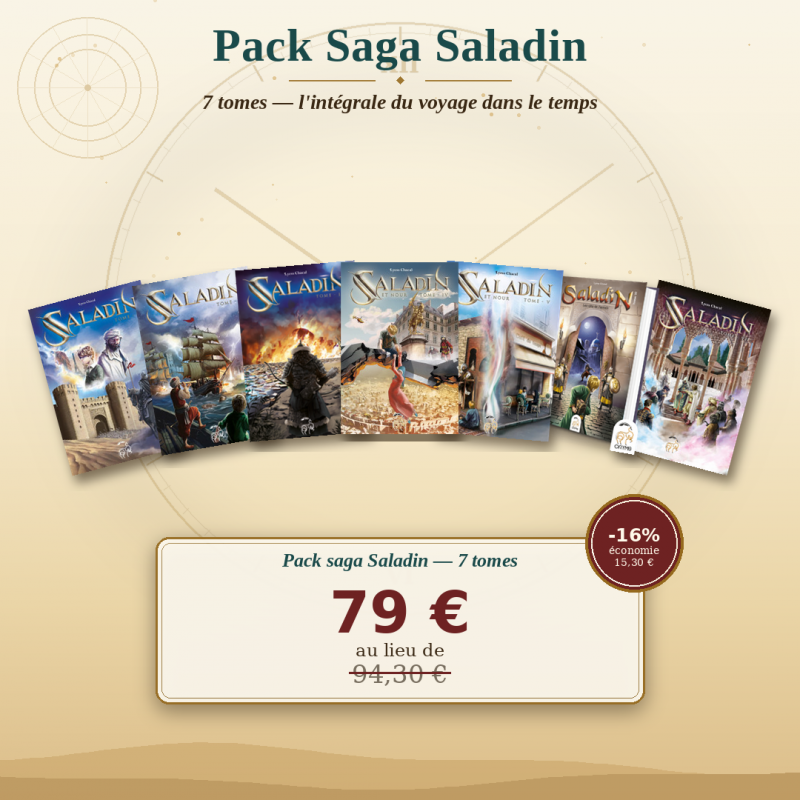 Pack Saladin - l'intégrale des 7 tomes